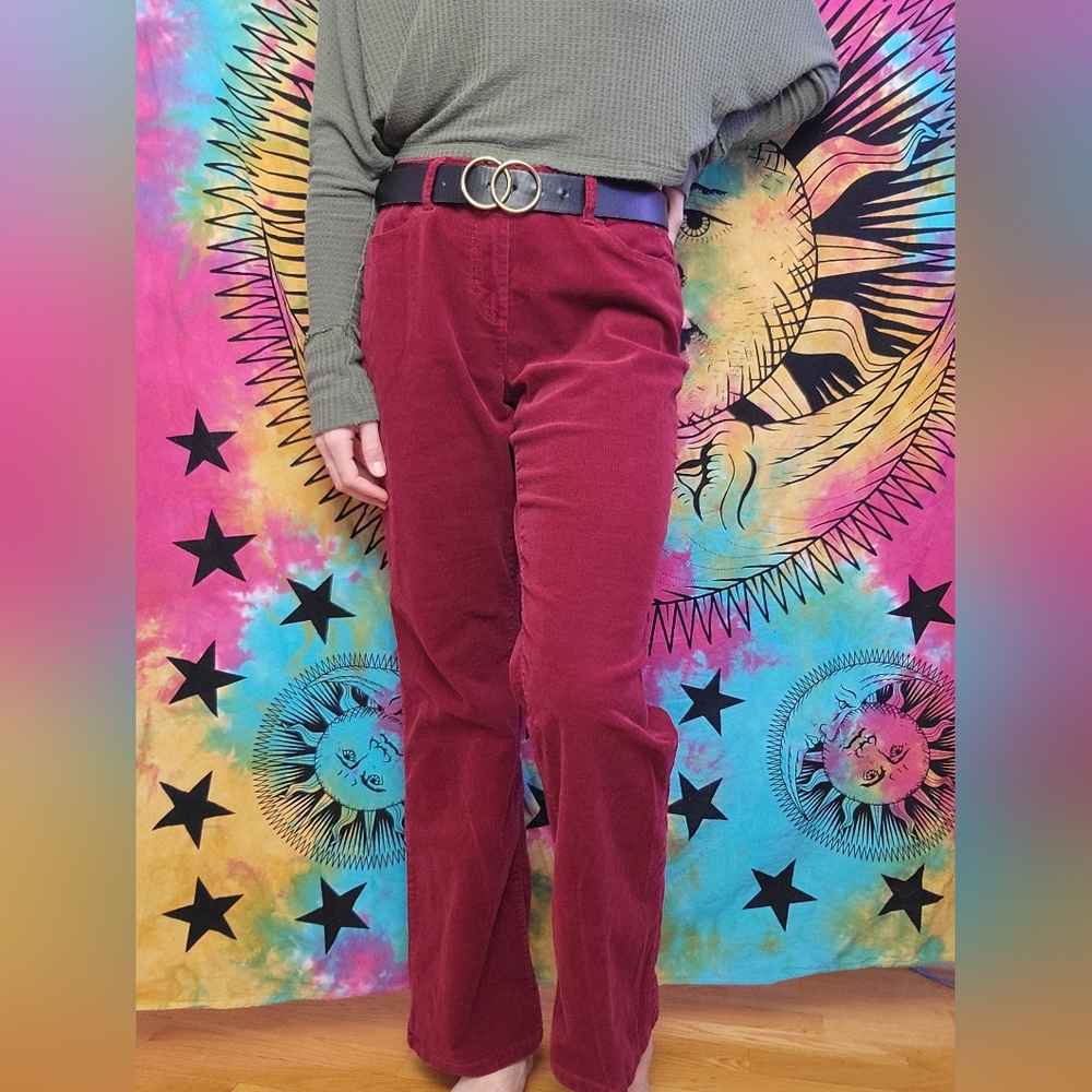 Talbots Red Corduroy Pants